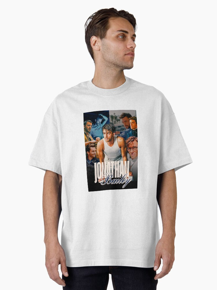 Jonathan Bailey Collage Poster Oversized T-Shirt Poster | High-Quality Print | Top Pick For Fans