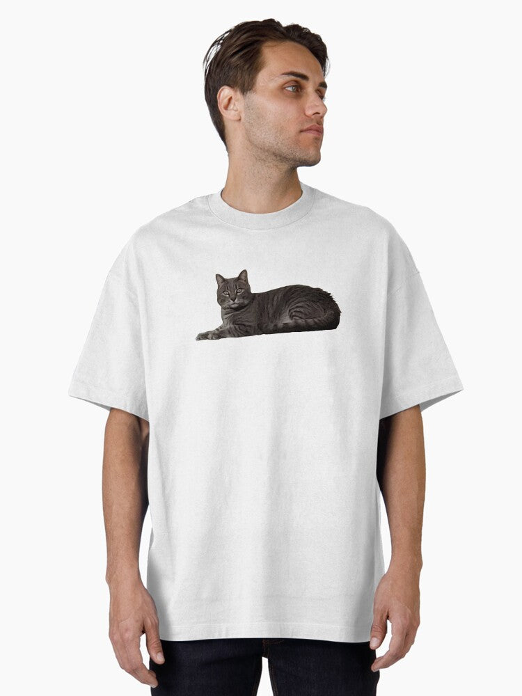 Baxter - Male Cat Oversized T-Shirt