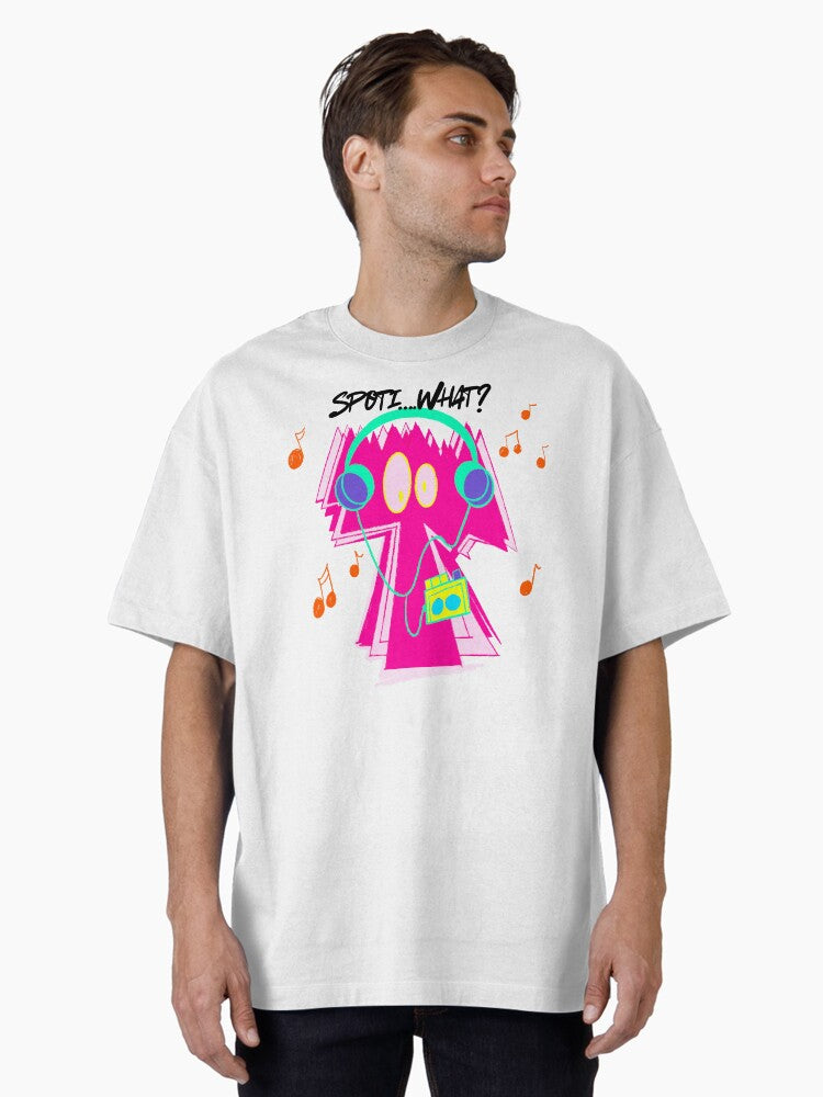 Monster Mixtape Club Spoti What Oversized T-shirt | Trendy Graphic Tee | Casual Unisex T-shirt