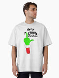 Merry F'n Christmas Oversized T-Shirt