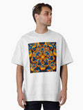 Basic Fluid Happy Enchanted Asian Pattern Digital Painting Oversized T Shirt T Shirt Viral TikTok Modern Aesthetic