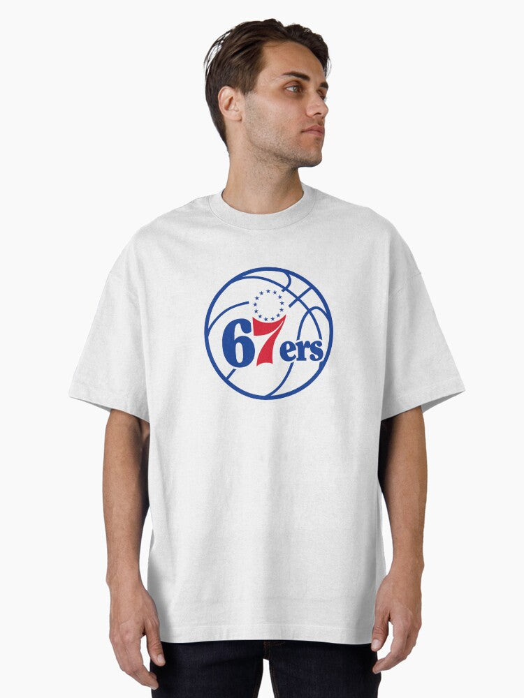 67ers Six Seven Parody Logo Six Seven 67 6 7 6 7 Oversized T Shirt T Shirt Trending US Gift Ready