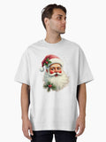 Retro Santa Claus Comfort Shirt Oversized T-Shirt