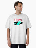 I love skimboards Oversized T-Shirt | Graphic T-Shirt for Unisex