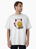 Deviled Amuseable Eggg Oversized T-Shirt