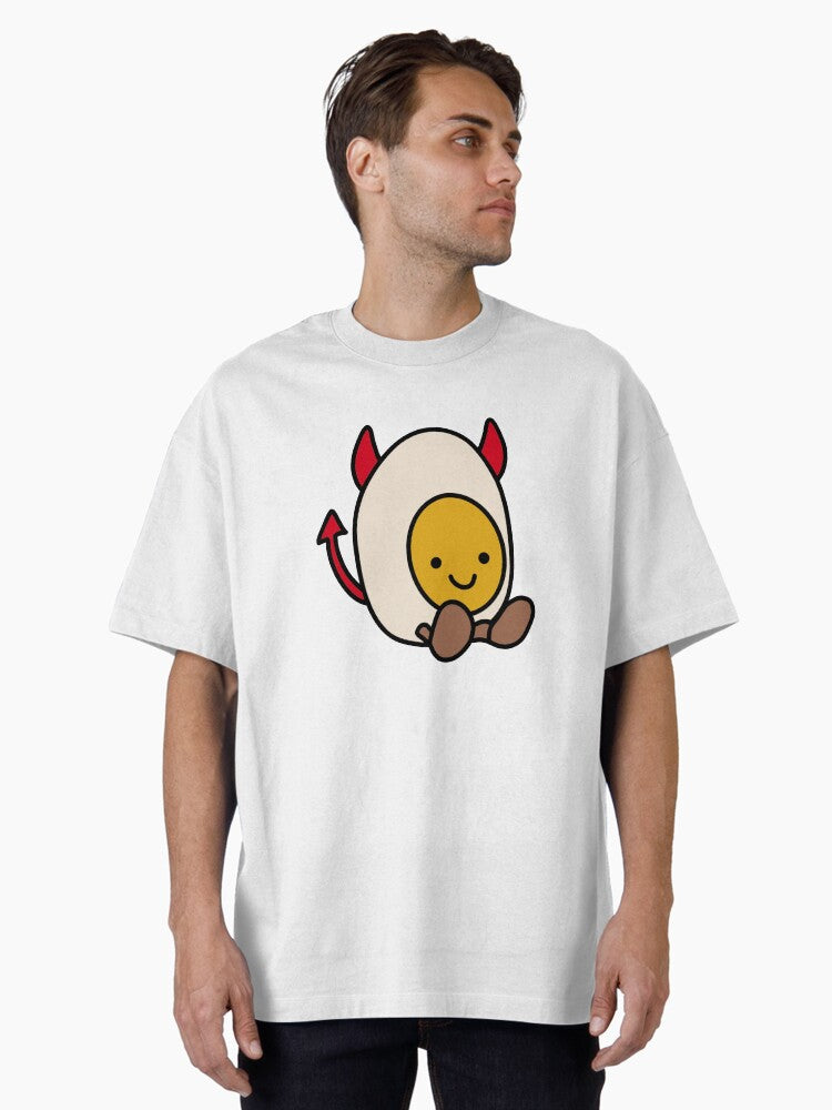 Deviled Amuseable Eggg Oversized T-Shirt