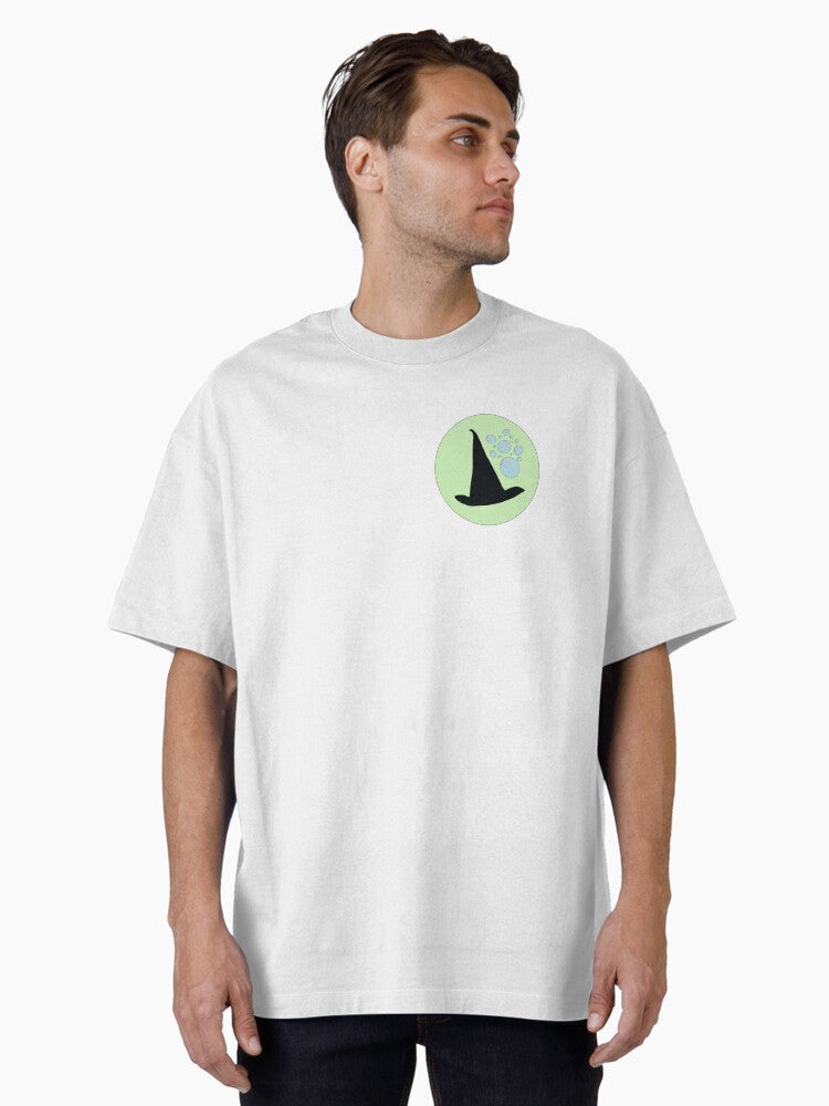 Witches hat and bubbles - wicked Oversized T-Shirt T-Shirt | Premium Graphic | Trending Now