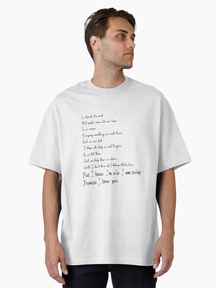For Good - Wicked the Broadway musical Oversized T-Shirt T-Shirt | Premium Graphic | High Demand Item
