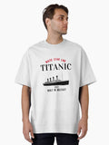White Star Line Titanic 1912 Built In Belfast Oversized T Shirt T Shirt Best Seller Look Hot Search US