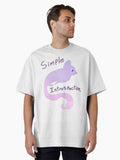 Simple Introspection Oversized T-Shirt