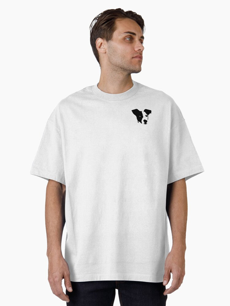 Jack Russell Terrier Minimalist Dog Oversized T Shirt T Shirt Aesthetic Fit Fan Favorite