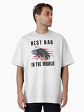 Best Eagle Dad in The World Oversized T Shirt T Shirt | Premium Quality | Daily Wear Favorite