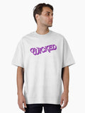 Wicked Title Card Purple Oversized T-Shirt T-Shirt | Streetwear Vibe | High Demand Item