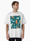 abstract seamless pattern 0047 Different pattern size Email me Oversized T Shirt T Shirt Trending US Futuristic Style