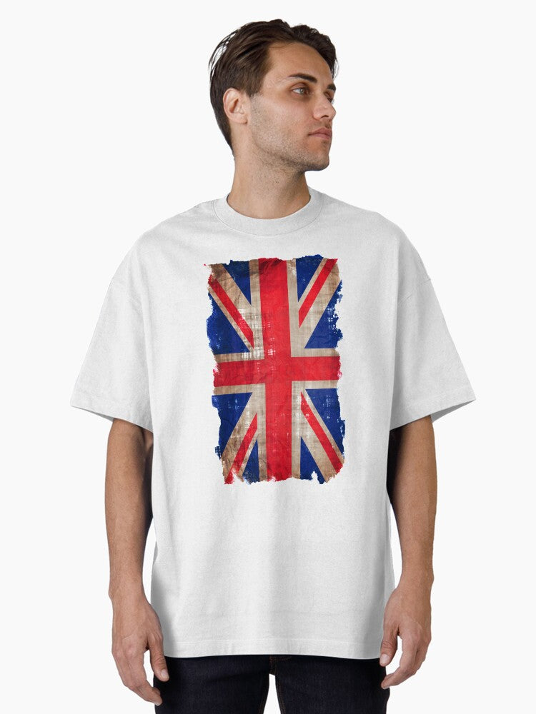Vintage Union Jack Flag Oversized T Shirt T Shirt Best Seller Look Top Rated