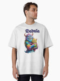 Dadula Monster Funny Colorful Dad Kid Gift Oversized T Shirt T Shirt | Trending 2025 | US Hot Search