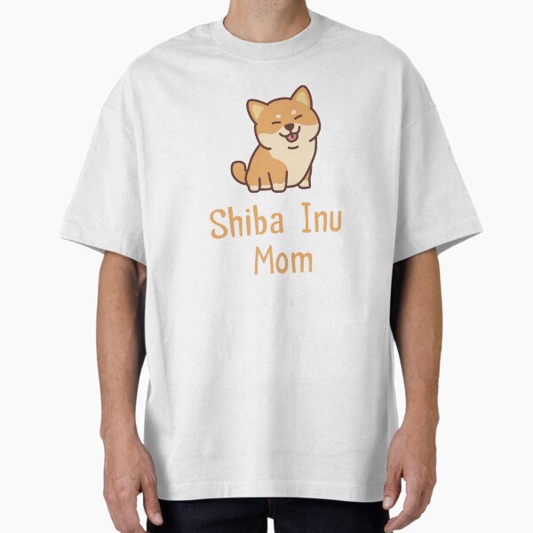 Shiba Inu Mom Oversized T-Shirt for Sale by Crocozen