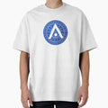 Blue Boho Aveda Logo Oversized T-Shirt for Sale by Dalaura
