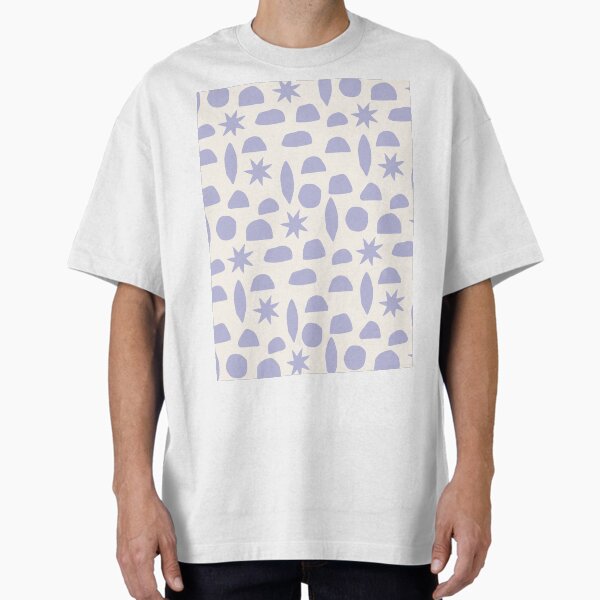 BOHO HENRI MATISSE PASTEL PURPLE LILAC ON CREAM Oversized T-Shirt for Sale by blomastudios