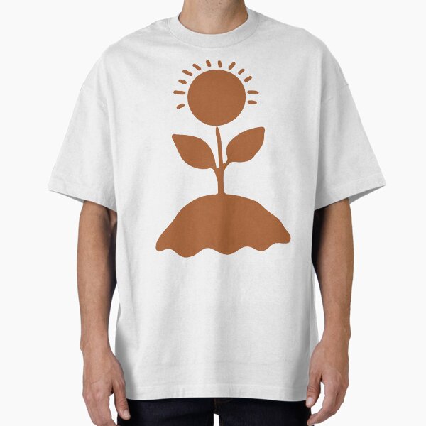 Boho Terracotta Bloom Oversized T-Shirt for Sale by OhMyCotton