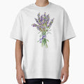 Watercolor Lavender flowers bouquet Oversized T-Shirt for Sale by Pavnud