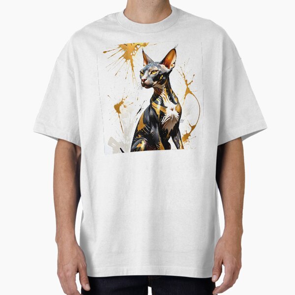 Cat Sphynx Oversized T-Shirt for Sale by nataliakuruch
