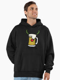 Brewdolph the Red Nosed Reinbeer Rudolf Christmas Beer Premium Oversized Hoodie | Premium Unisex T-Shirt, Trending Graphic Tee