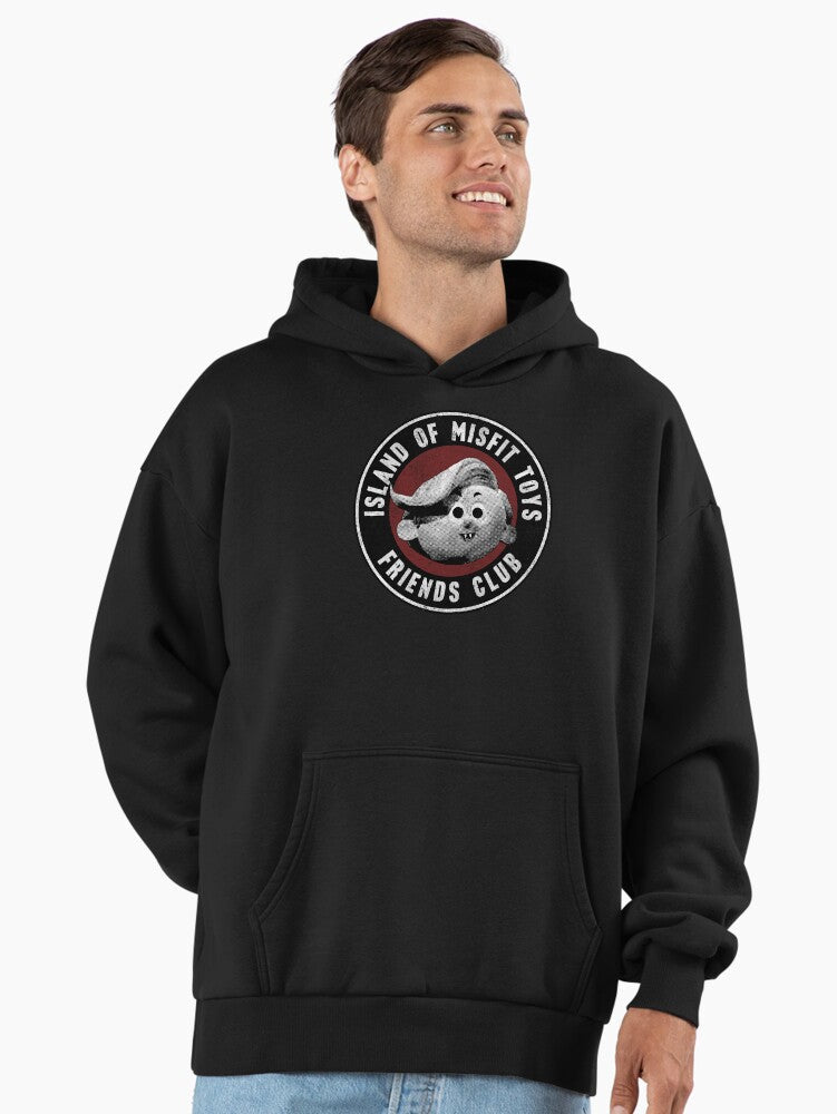 Island of Misfit Toys Friends club Premium Oversized Hoodie | Premium Unisex T-Shirt, Trending Graphic Tee