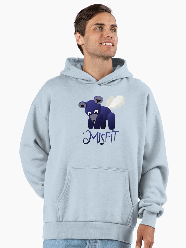 Misfits - Winged Bear Premium Oversized Hoodie | Premium Unisex T-Shirt, Trending Graphic Tee