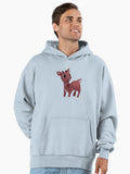 Classic Rudolph Light Blue Premium Oversized Hoodie | Premium Unisex T-Shirt, Trending Graphic Tee