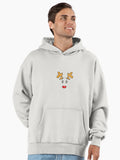Red nose Premium Oversized Hoodie | Premium Unisex T-Shirt, Trending Graphic Tee