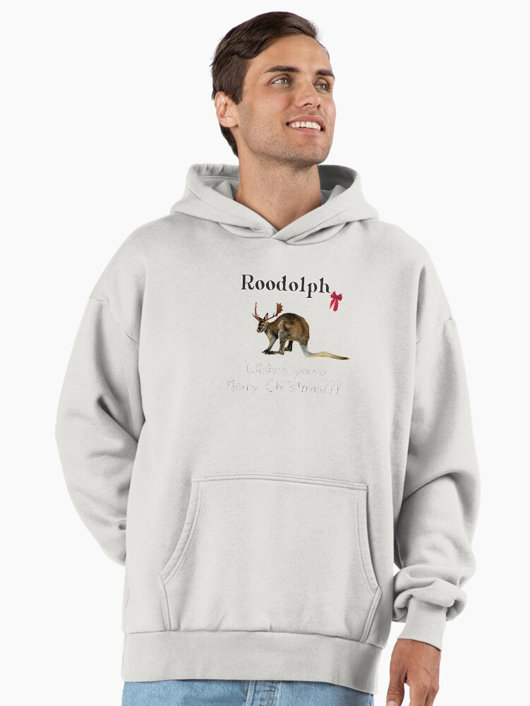 Roodolph the red nosed Roo! Merry Christmas! Premium Oversized Hoodie | Premium Unisex T-Shirt, Trending Graphic Tee