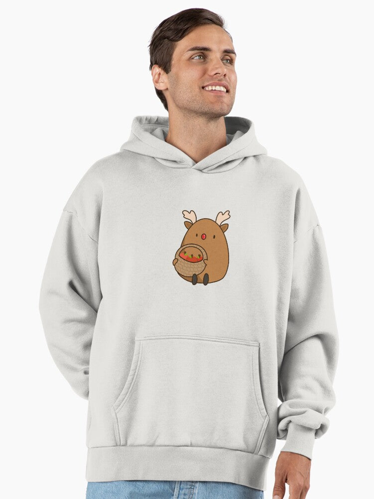 Rudolph the Reindeer Premium Oversized Hoodie | Premium Unisex T-Shirt, Trending Graphic Tee