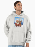 Wishes from Santa and Rudolf Premium Oversized Hoodie | Premium Unisex T-Shirt, Trending Graphic Tee