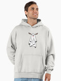Ghost of Christmas Reindeer Premium Oversized Hoodie | Premium Unisex T-Shirt, Trending Graphic Tee