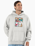Vintage Verry Merry Christmas And Friends Premium Oversized Hoodie | Premium Unisex T-Shirt, Trending Graphic Tee