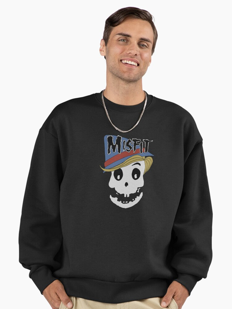 Misfit Premium Oversized Sweatshirt | Premium Unisex T-Shirt, Trending Graphic Tee