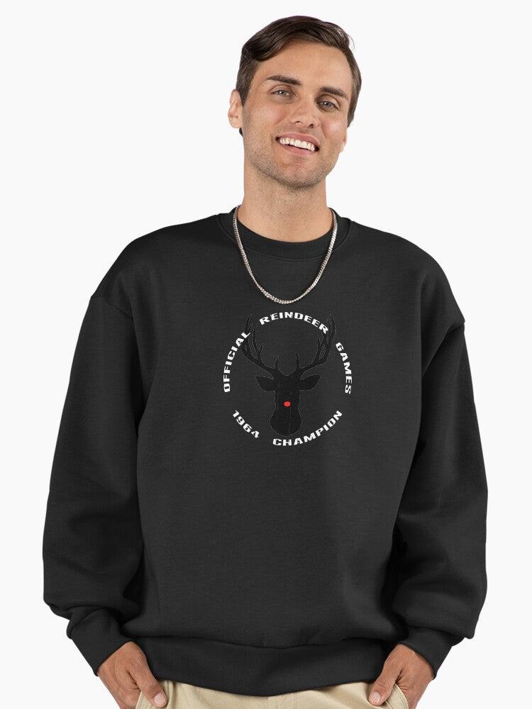 Reindeer Games Premium Oversized Sweatshirt | Premium Unisex T-Shirt, Trending Graphic Tee
