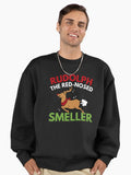 Farting christmas, rudolph the red nosed, fart, silent but deadly, christmas eve, funny fart Premium Oversized Sweatshirt | Premium Unisex T-Shirt, Trending Graphic Tee