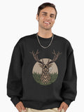 Rudolph Red Nosed Reindeer, Santa Is My Homeboy, Vintage Christmas Deer, Deer Xmas Premium Oversized Sweatshirt | Premium Unisex T-Shirt, Trending Graphic Tee
