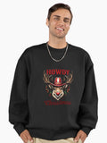 Howdy Christmas Premium Oversized Sweatshirt | Premium Unisex T-Shirt, Trending Graphic Tee
