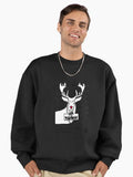 Rudy. Yes, that Rudolph, the red-nosed reindeer. Premium Oversized Sweatshirt | Premium Unisex T-Shirt, Trending Graphic Tee