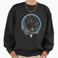 "Lumine Constellation Design White" Premium Oversized Sweatshirt by KyasurinShop