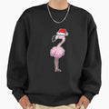"Cute Flamingo With Santa Hat Cute" Premium Oversized Sweatshirt for Sale by NeverLoseSF