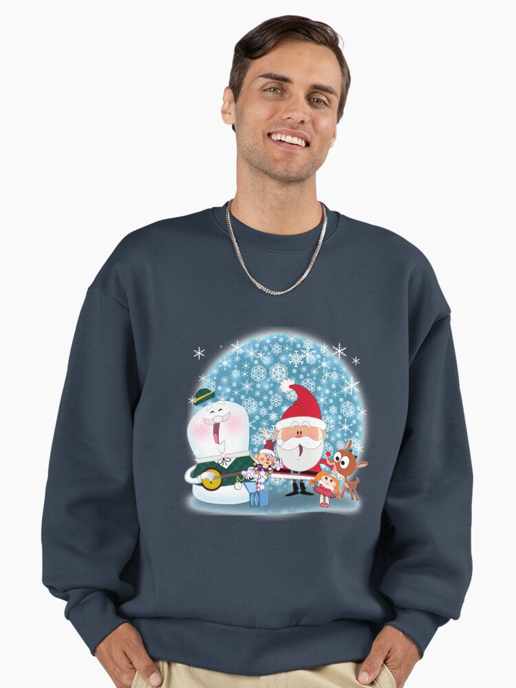 Happy Holidays Premium Oversized Sweatshirt | Premium Unisex T-Shirt, Trending Graphic Tee