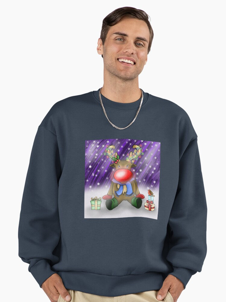 Baby Rudolph Premium Oversized Sweatshirt | Premium Unisex T-Shirt, Trending Graphic Tee