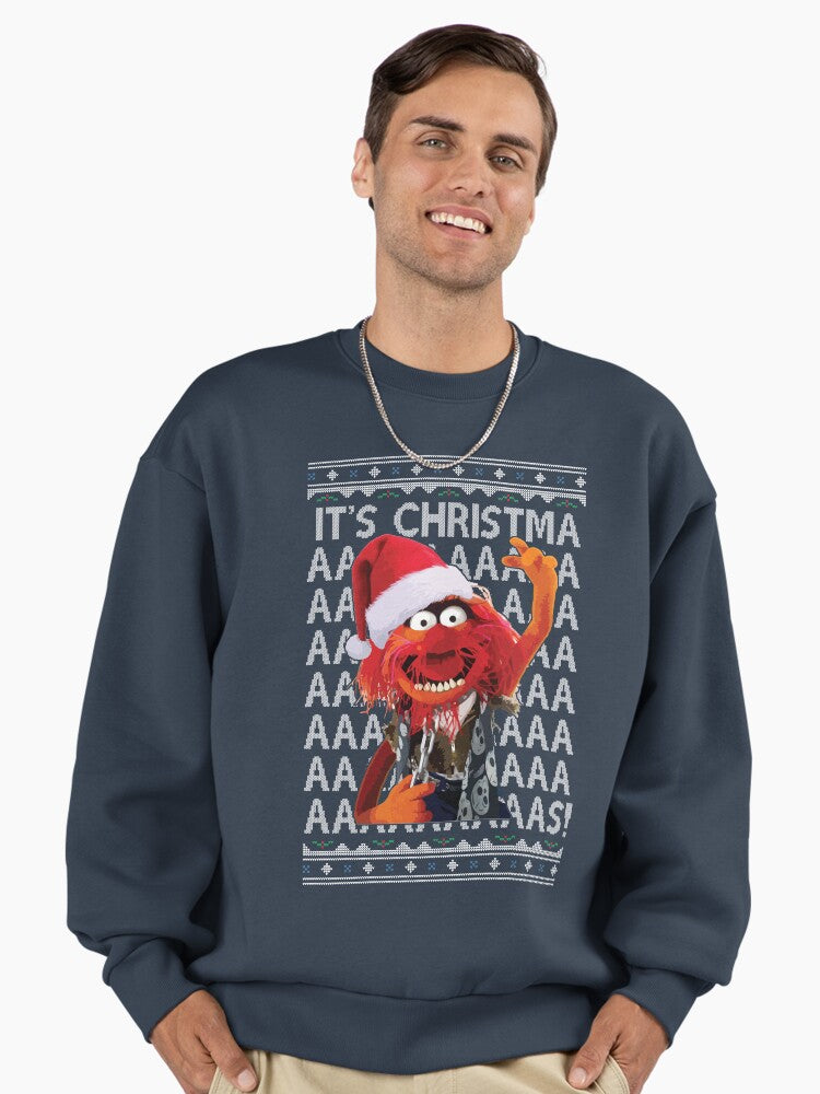 Animal Muppets Its Christmas Premium Oversized Sweatshirt | Premium Unisex T-Shirt, Trending Graphic Tee