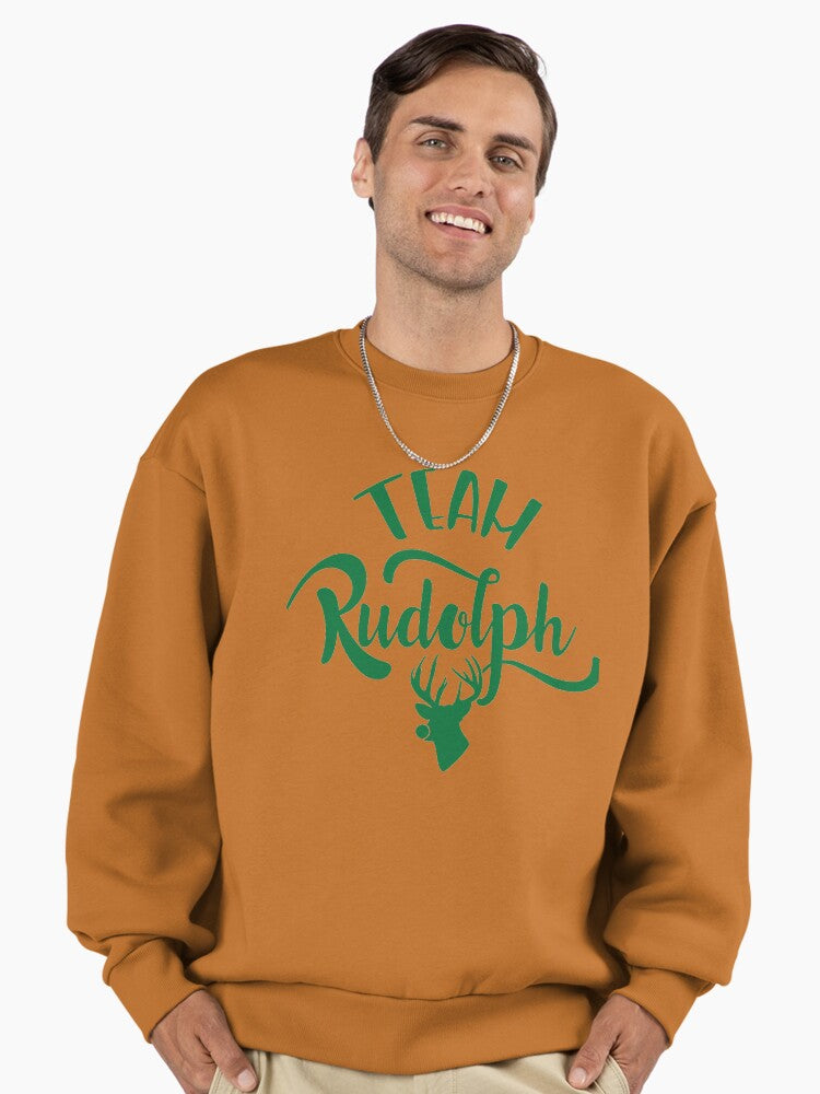 Team Rudolph Premium Oversized Sweatshirt | Premium Unisex T-Shirt, Trending Graphic Tee