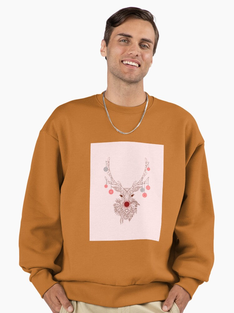 Regal Rudolph Premium Oversized Sweatshirt | Premium Unisex T-Shirt, Trending Graphic Tee