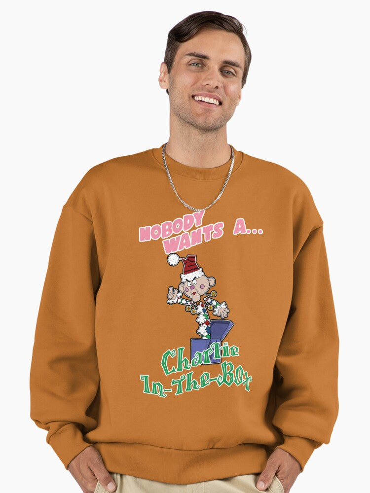 Charlie-In-The-Box Premium Oversized Sweatshirt | Premium Unisex T-Shirt, Trending Graphic Tee